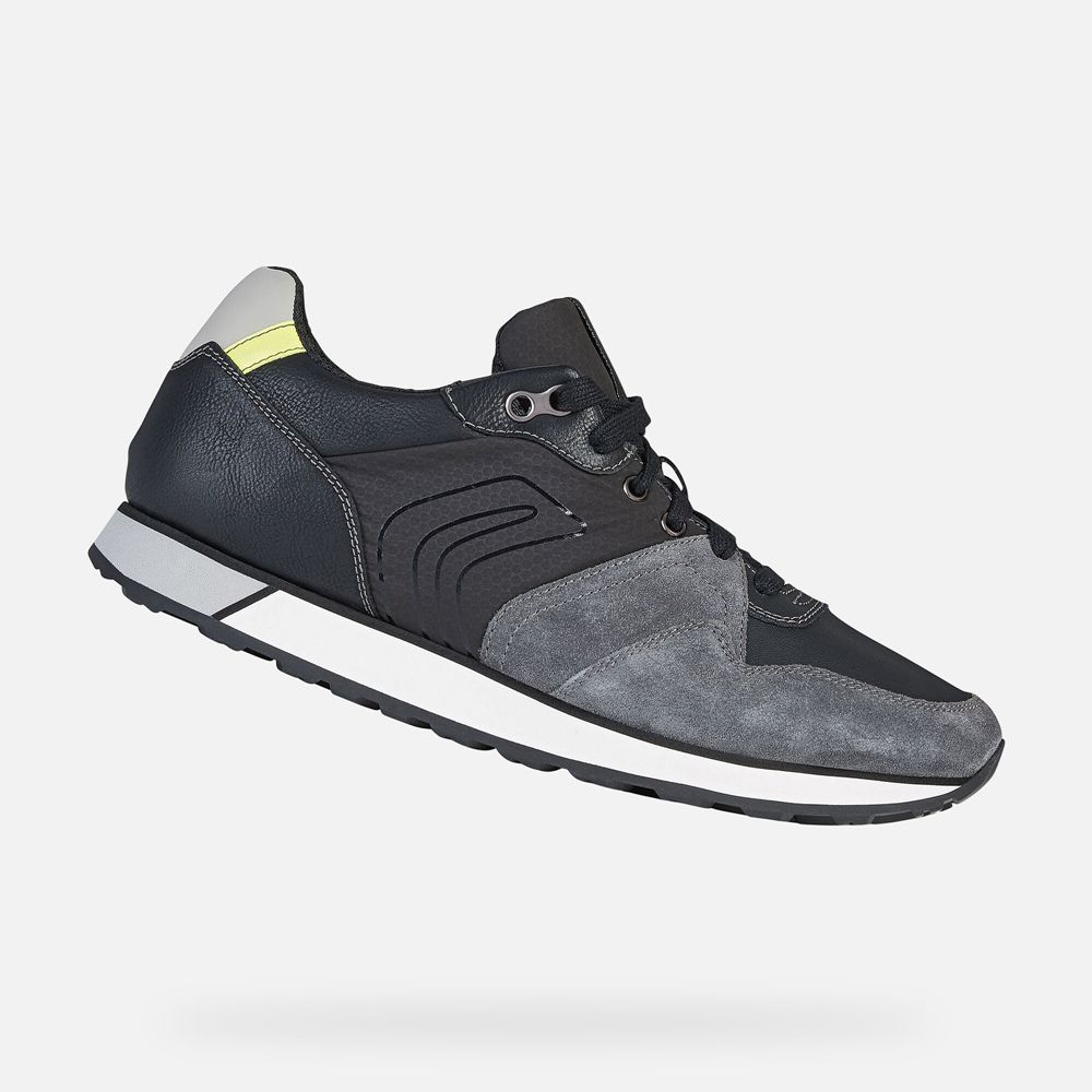 Geox Erkek Spor Ayakkabı Siyah - Vittoriale - DIR-960137